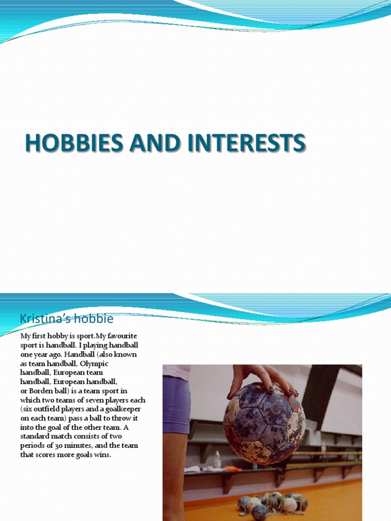 Hobbies and Interests | PDF | Track And Field | Sports