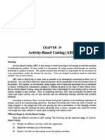 Activity Based Costing ABC