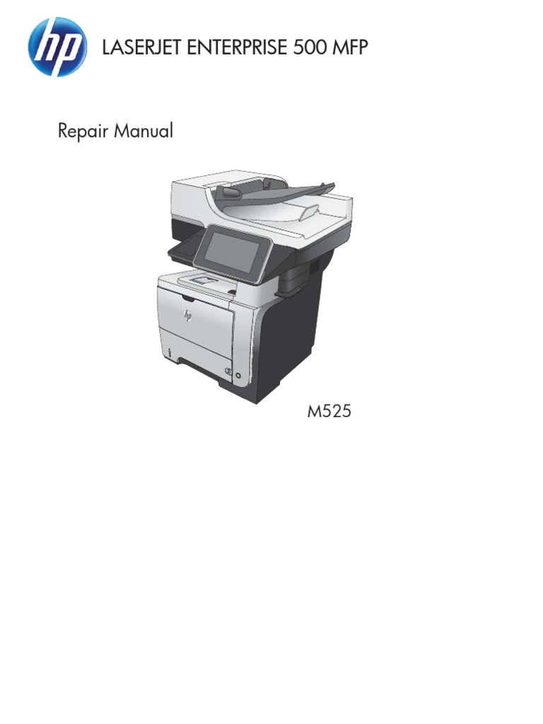 HP LJ M525 Enterprise 500 Service Manual | Electrostatic Discharge | Hard  Disk Drive