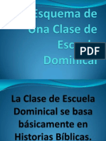 Esquema de Una Clase de Escuela Dominical