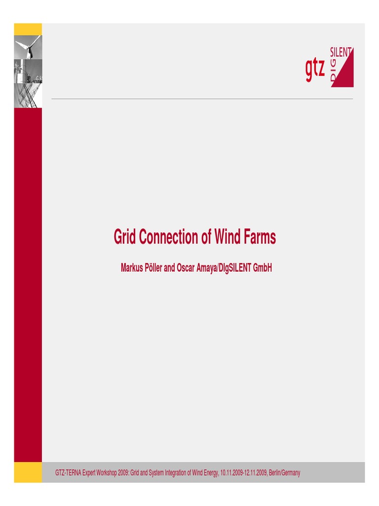 Wind Farm Grid Connection Requirements | PDF | Wind Power | Electrical Grid
