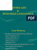 Anemia Gizi & Penanggulangannya