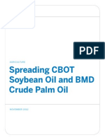 Spreading Cbot Soybean Oil and Bmd Crude Palm Oil