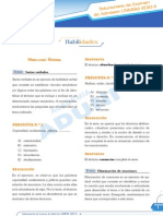 Razonamiento Verbal - Preguntas Del Examen UNMSM 2010-2A PDF