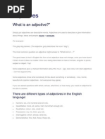 Adjectives