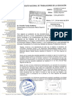 Solicitud CEN del SNTE a SEMS 24 mar 2014 Procesos de Promoción Docente.pdf