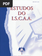 Estudos do ISCAA (2ª série) - Nº5, Ano 1999