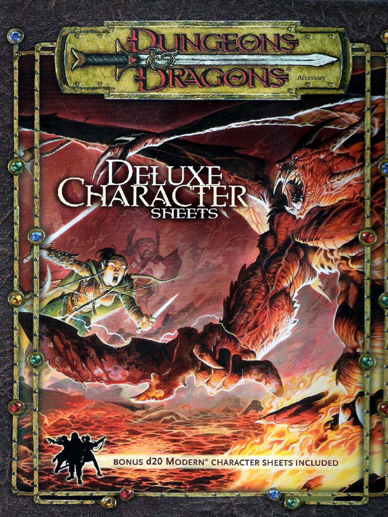 D&D 3.5 Deluxe Character Sheet | PDF