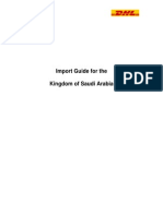 Import Guide For The KSA