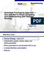 Automating Purchasing Approval Release Strategy Implementation