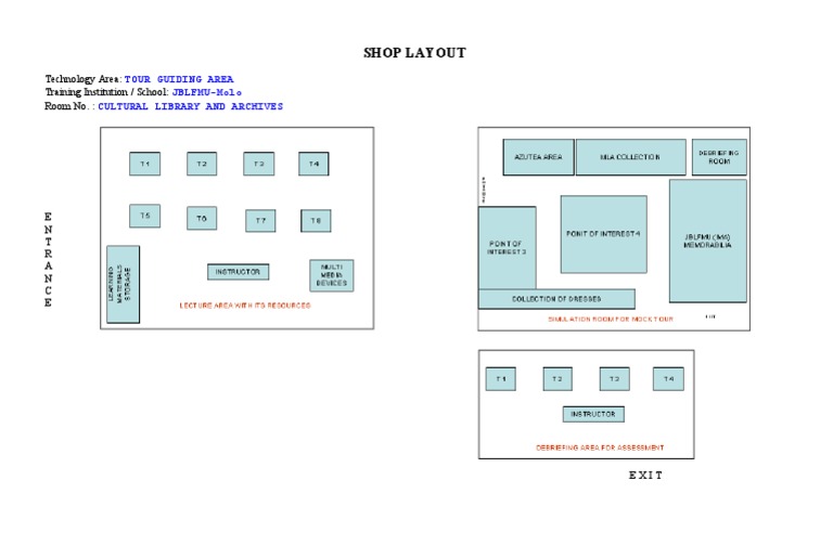 Shop Layout for Tour Guiding Area | PDF | Travel | Foreign Language Studies