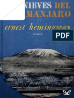 Ernest Hemingway - Las Nieves Del Kilimanjaro PDF