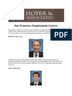 San Francisco Employment Discrimination Lawyer