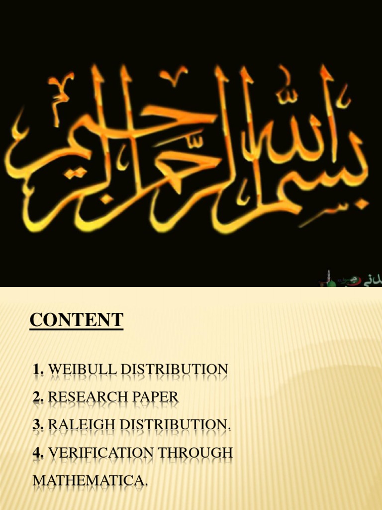 Weibull distribution visual data 4