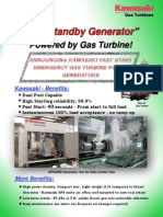 "The Standby Generator" "The Standby Generator": Powered by Gas Turbine! Powered by Gas Turbine!