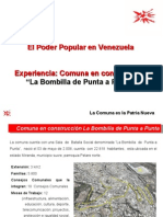 Experiencia Consejo Comunal Bombilla