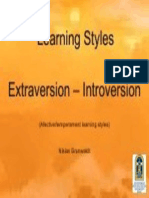 Introversion extroversion