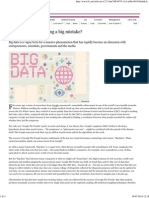 Big Data - Are We Making A Big Mistake - FT