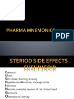 Pharma Mnemonics