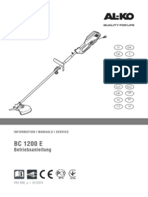 Decespugliatore elettrico al-ko 'bc 1200 e' - 112924.