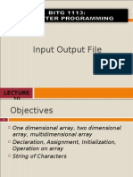  Input Output File