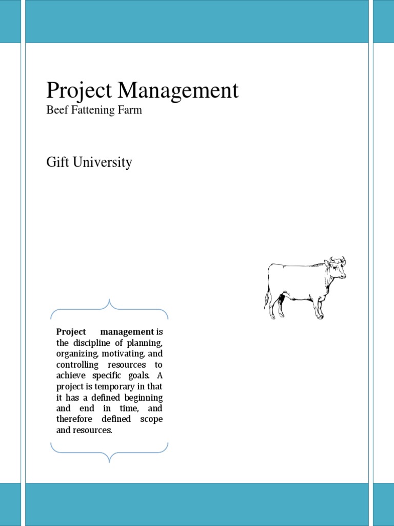 Project Management for Beef Farming | PDF | Career & Growth | Art
