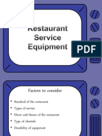 Restaurant Service Equipment
