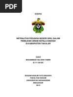 Download Netralisasi PNS dalam kampanye by Muhammad Dzikri Ismail SN216989675 doc pdf
