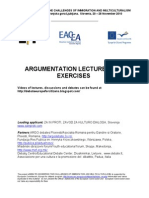 Argumentation Lectures and Exercises