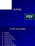 Types & Management of Burns