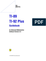 ti 92 manual