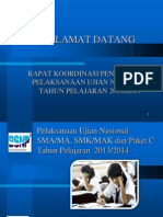 Materi Pengawasan UN 2014 Unnes