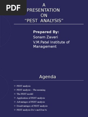 Pest Analysis