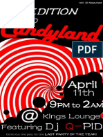 Candyland Party Poster