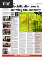 Electrification Row Is Harming The Economy: Business Argus