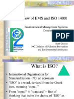 Overview of EMS and ISO 14001: Environmental Management Systems Development Course Raleigh, NC July 24, 2001