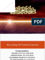 Recycle of Concret Aggregate
