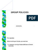 Group Policies: Windows Server 2008 - Enterprise Administrator 1