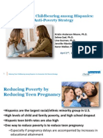 Reducing Teen Childbearing Among Hispanics: An Innovative Anti-Poverty Strategy, Lina Guzman - Youth Panel 2