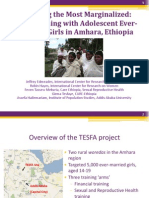 Reaching The Most Marginalized: Programming With Adolescent Ever-Married Girls in Amhara, Ethiopia, Jeffrey Edmeades - Youth Panel 3