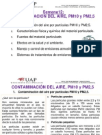 CA SEM12 ..Contaminacion Del Aire PM10 y PM2.5