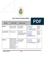 Liste Des Entreprises Labellisees