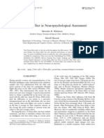 Flynn Effect in Neuropsychology Dickinson2011