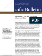 After Obama's Visit - The US-Thailand Alliance and China