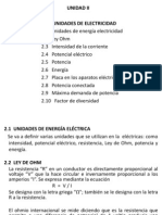 Unidad II Unidades de Electricidad