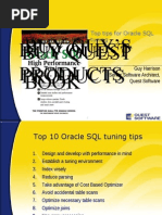 Buy Quest Products Buy Guy'S Book Buy Quest Products: Top Tips For Oracle SQL Tuning