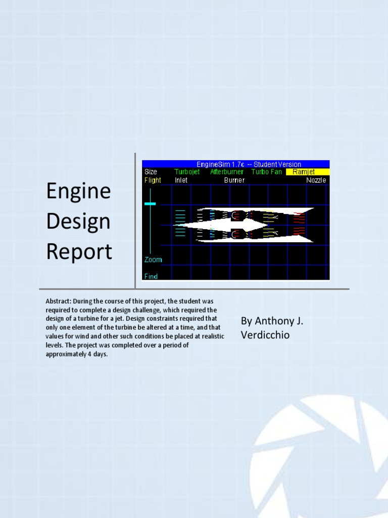 Engine Design Report | PDF | Turbine | Nozzle