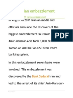 2011 iranian embezzlement