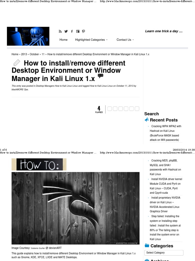 How To Install Xfe Environement | PDF | Desktop Environment | Linux