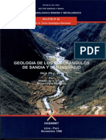 Geología - Cuadrangulo de Sandia (29y) y San Ignacio (29z), 1996